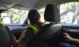 Policijso reidas Karklėje