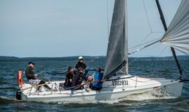 Trečiasis „Kuršių marių regatos“ etapas išprovokavo įgulas agresyviai sportinei kovai