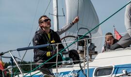 Pirmajame „Kuršių marių regatos“ etape – sudėtingos starto sąlygos