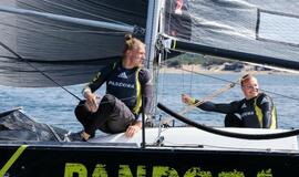 Pirmajame „Kuršių marių regatos“ etape – sudėtingos starto sąlygos