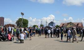 Streikas prieš verslinę žvejybą Kuršių mariose