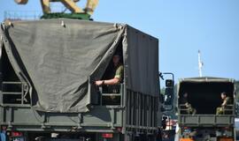 Iškilmingai pagerbė vėliavą