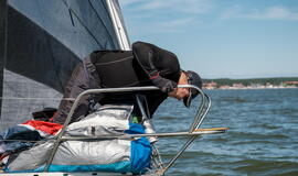 Tarptautinė „Kuršių marių regata“ artėja link finišo