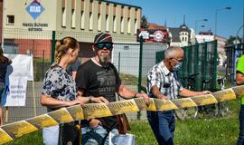 Piketas prie "Grigeo Klaipėda"