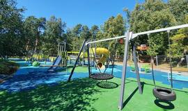 Atnaujinta vaikų žaidimų aikštelė Poilsio parke