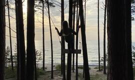 Pajūryje - daugiau sūpynių su vaizdu į jūrą