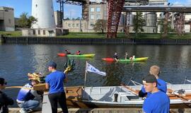 Dangės upėje - vandens sporto šakų festivalis
