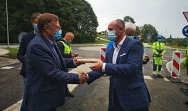 Joniškės gatvė atverta eismui