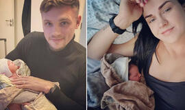 Sergejus Maslobojevas su žmona susilaukė trečios atžalos