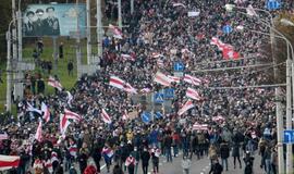 Baltarusijoje per opozicijos eitynes sulaikyta daugiau nei 100 protestuotojų