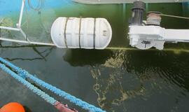 Naktį Dangėje pradėjo skęsti laivas