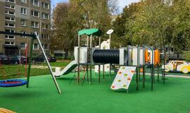 Klaipėdoje -  dar dvi naujos vaikų žaidimo aikštelės