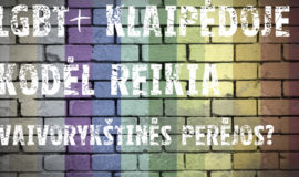 LGBTI jaunimo piketas Klaipėdoje vyks virtualiai