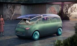 „Mini“ pristatė koncepcinį elektrinį automobilį, kuris transformuosis į kambarį ant ratų