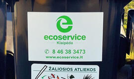 Nemeskime lapų į komunalinių atliekų konteinerius