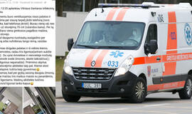 Paviešino slapta ligoninėje darytus kadrus