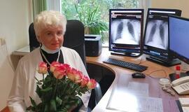 Su darbu ligoninėje atsisveikino legendinė gydytoja Laima Valiulienė