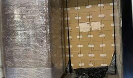 Sulaikyta beveik 2 mln. eurų vertės cigarečių kontrabanda