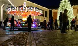 Klaipėdoje įžiebta Kalėdų eglė