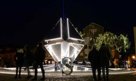 Klaipėdoje įžiebta Kalėdų eglė