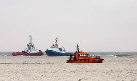 Uostas sulaukė mėlynosios „žirafos“