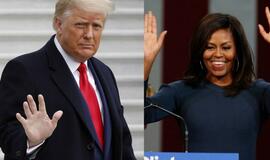 Apklausa: JAV labiausiai žavimasi D. Trumpu ir M. Obama