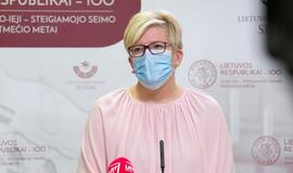 I. Šimonytė: apie staigius karantino keitimus ar atšaukimus negalime diskutuoti