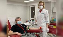 Klaipėdietis nacionalinio kraujo centro slenkstį peržengė 100-ąjį kartą