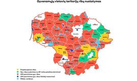 Registrų centras: gyvenviečių ribų liko nenustačiusios 7 šalies savivaldybės