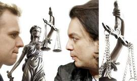 F.Kirkorovo dvikovai su G.Landsbergiu teisėjaus Temidė