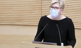 I. Šimonytė: visuotinę vakcinaciją nuo COVID-19 galėtume pradėti pavasario pabaigoje