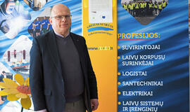 VADOVAS. Naujasis Klaipėdos Pauliaus Lindenau mokymo centro direktorius Egidijus Skarbalius dirba dar tik pusę metų ir yra labai ryžtingai nusiteikęs. Vitos JUREVIČIENĖS nuotr.