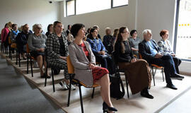 KLAUSYTOJAI. Ernesto Galvanausko profesinio mokymo centre vykusios tarptautinės konferencijos akimirka. Konferencijos organizacinio komiteto nuotr.