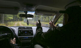 VSAT pareigūnų patruliavimas prie Lietuvos-Baltarusijos valstybinės sienos. Mariaus Morkevičiaus (ELTA) nuotr.