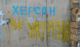 Chersono srityje rusų okupantai ir kolaborantai pridėjo į kelnes, laukdami ukrainiečių puolimo