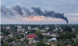 Laikinai Rusijos okupuotame Kryme nugriaudėjo sprogimai