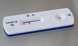 COVID-19 diagnozuoti galios ir namuose atlikti greitieji savikontrolės testų rezultatai. 