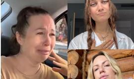 Bendrame kūrinyje išjuokė rusę