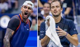 Danilas Medvedevas "US Open" turnyre pralaimėjo Nickui Kyrgiosui