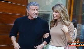  Sylvesteris Stallone ir Jennifer Flavin nuėjo į pasimatymą restorane