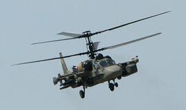 Ukrainiečių raketa numušė okupantų sraigtasparnį Ka-52 "Aligator"