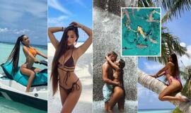 Viktorija Jukonytė su mylimuoju mėgaujasi gyvenimo kelione