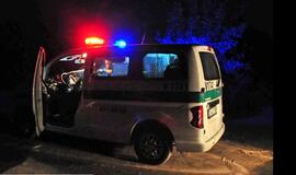 Policijos automobilyje Vilniuje mirė vyras