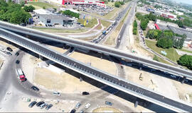 ATIDARYMAS. Eismas naująja estakada bus atidarytas 2 mėnesiais anksčiau, nei planuota. Stopkadras