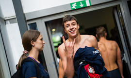 ŠAUNUOLIS. Mantas Kaušpėdas - Lietuvos rekordininkas.  Ltuaquatics.com nuotr.