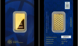 Monetų kalykla pirmą kartą išleis investicinius aukso luitus 