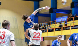 PIRMAS ŽINGSNIS. Klaipėdos „Dragūnas“ - viena koja Baltijos rankinio lygos finalo ketverte. RK „Dragūnas“ nuotr.