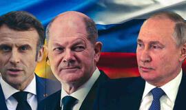 Olafas Scholzas atskleidė, kad britų kariai padeda ukrainiečiams paleisti raketas