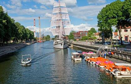 Klaipėdoje praeiviai išgelbėjo į Danės upę įkritusią moterį