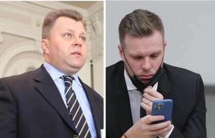 Mantas Adomėnas, Gabrielius Landsbergis